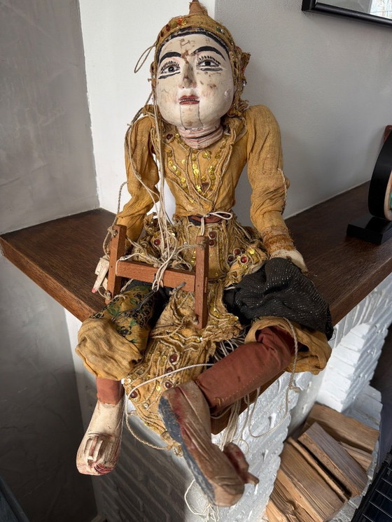 Image 1 of Beautiful antique Asian marionette