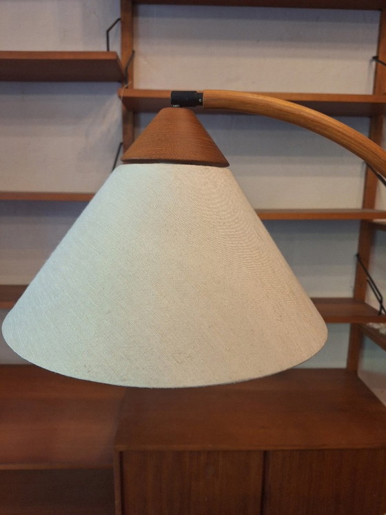 Image 1 of Lampe de table en teck multiréglable Domus, Danemark 1970