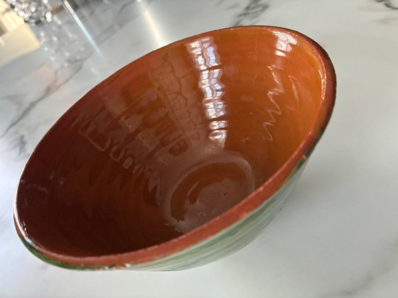 Image 1 of Grande ciotola/piatto in terracotta smaltata