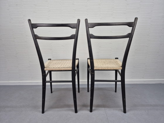 Image 1 of Sedie Gio Ponti Style (2). Sedia da cucina leggera vintage