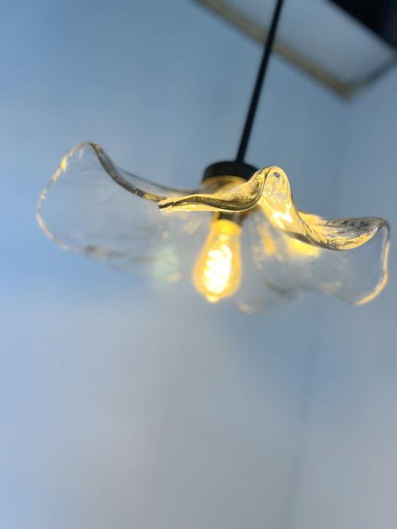 Image 1 of Bronze & Murano Glass Pendant Lamp, Lothar Klute '80