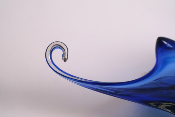 Image 1 of Bol Murano bleu cobalt