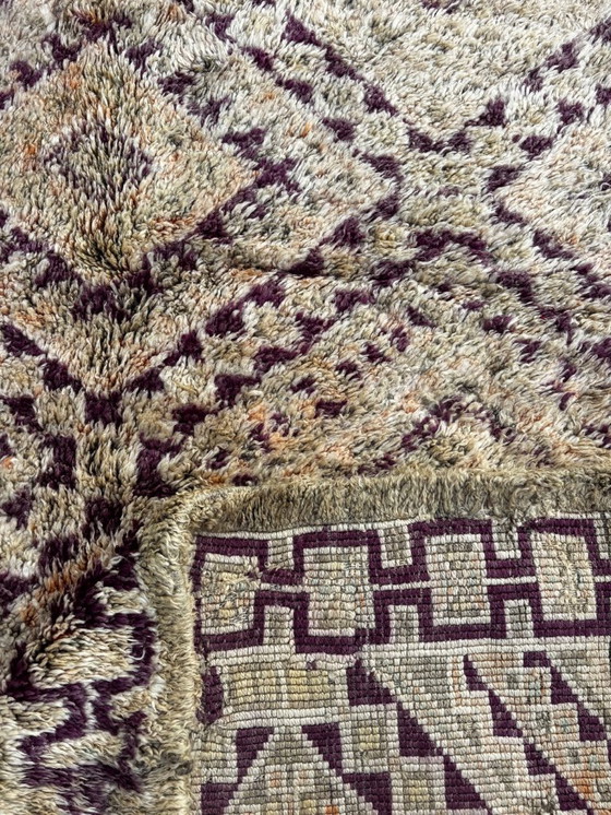 Image 1 of Vintage Moroccan Boujad Rug 200 x 320 cm – Handwoven Berber Wool Carpet – Excellent Condition
