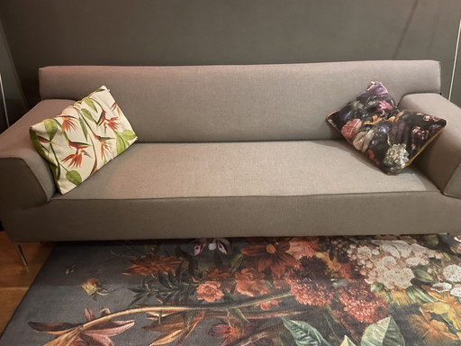 Design in Stock Sofa Bloq 3-Sitzer Farbe Haferflocken