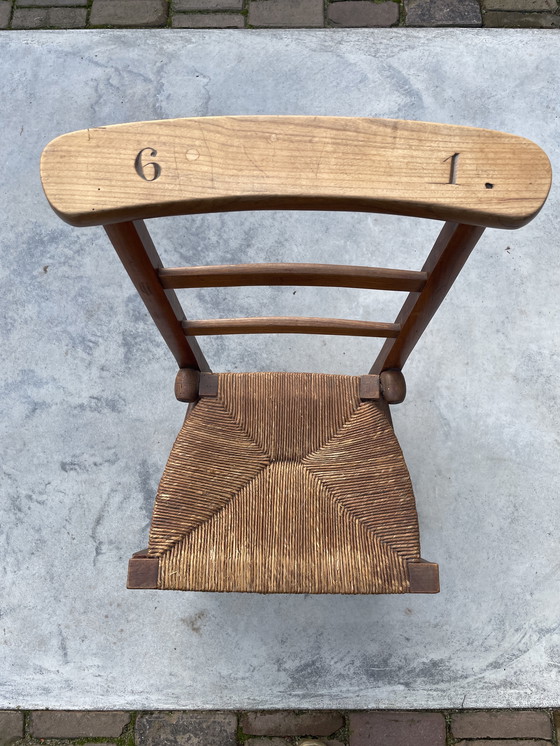Image 1 of Bidstoel met uniek nummer antiek