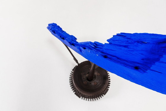 Image 1 of Handcrafted Ultramarine Sculpture by Bruno Helgen, Bali, 2000s