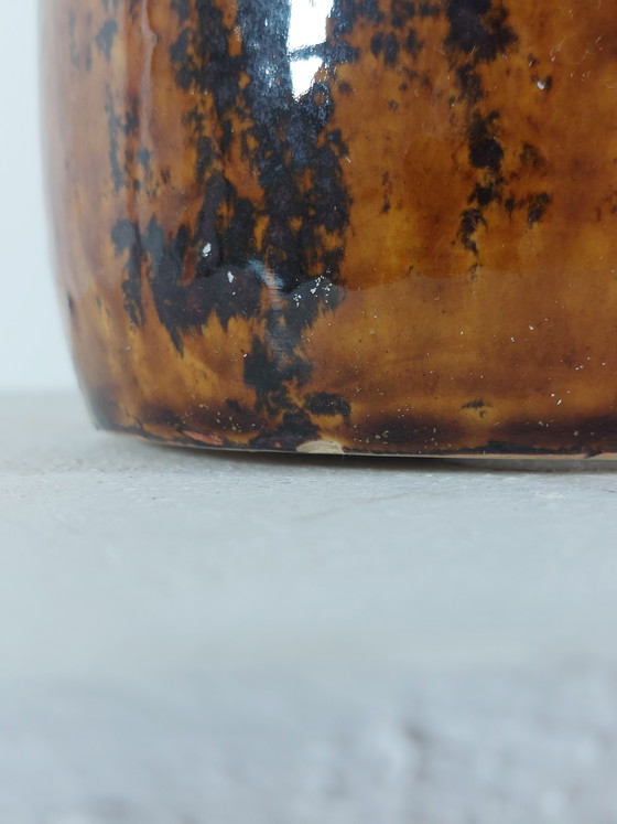 Image 1 of Vintage artist's ceramic twin vase ceramic vase