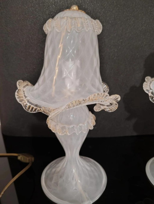 set de lampes  de Murano champignon