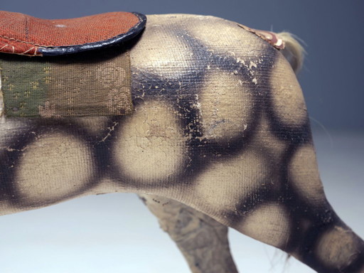 Antique Rocking Horse, 1940s, Czechoslovakia