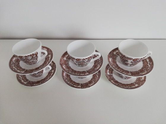 Image 1 of Tasses Et Sous-Coupes Rivanel Vintage