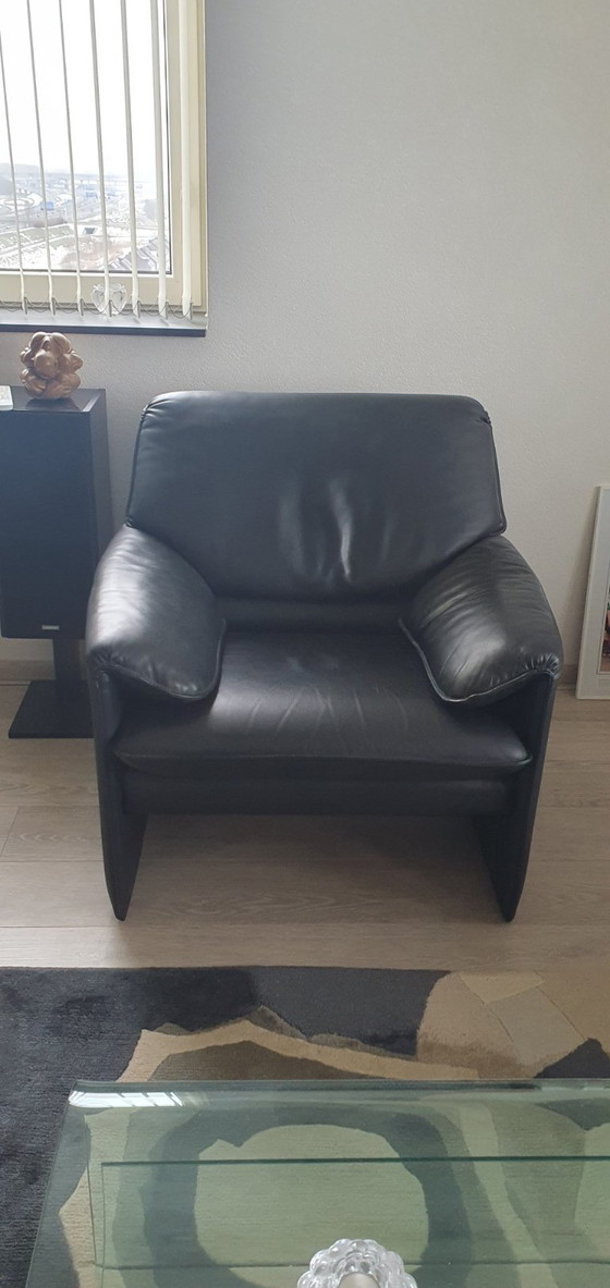 Image 1 of Divano Leolux Bora Beta - Pelle nera