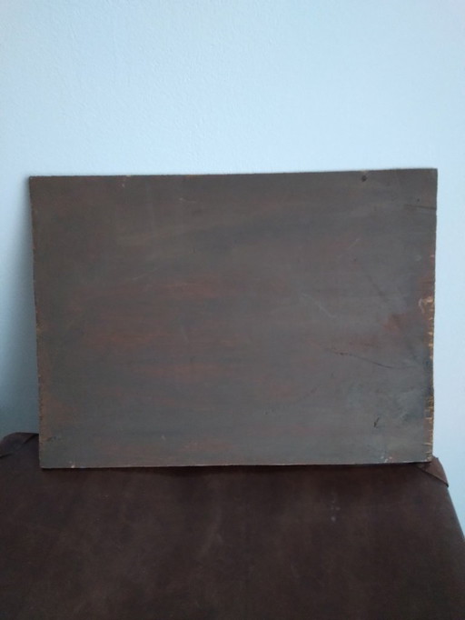 Vintage olieverfschilderij