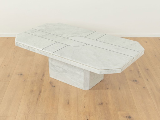  Table basse en marbre des années 1980