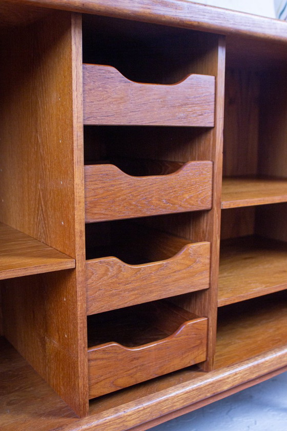 Image 1 of Vintage teak sideboard chest of drawers Danish Silkeborg Mid Century 60s