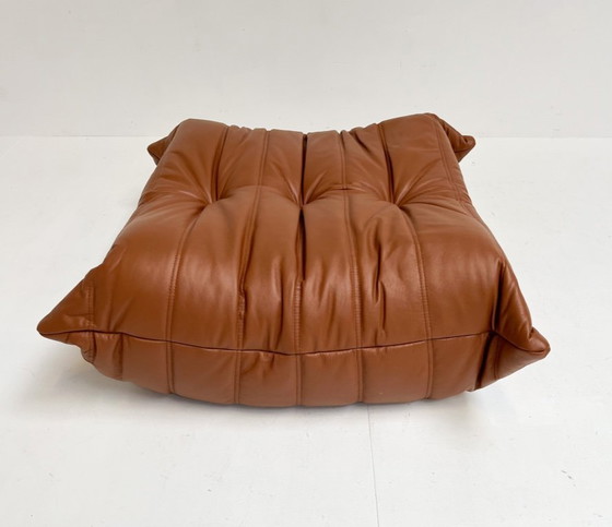 Image 1 of Pouf en cuir de Michel Ducaroy pour Ligne Roset, après 2020