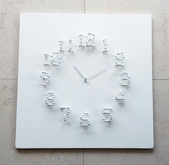 Image 1 of Reloj de pared ilusionista "MOCAP" / escultura de pared