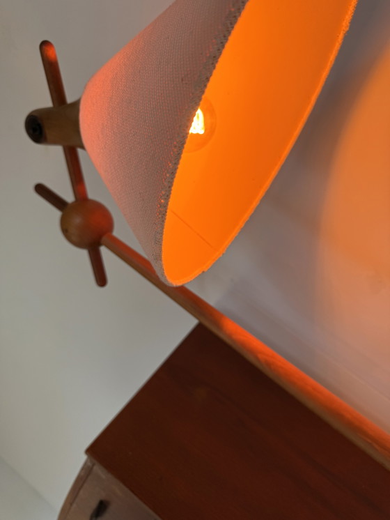 Image 1 of Vintage Teakhouten Vloerlamp, Dyrlund ‘70