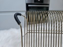Étagère à vinyles vintage en laiton - années 60