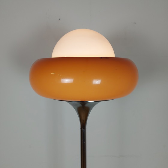 Image 1 of Harvey Guzzini "Tulip" Floor Lamp for Meblo Italy 1960s