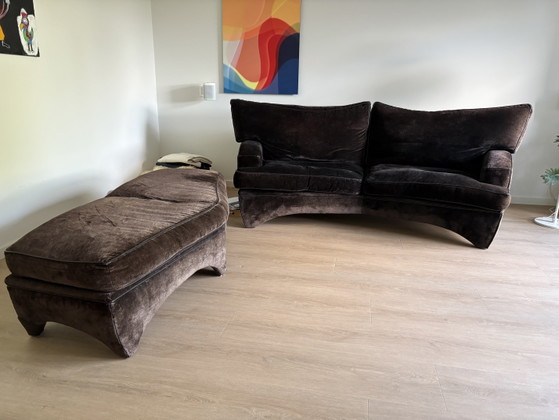 Image 1 of Sofá artístico con chaise longue