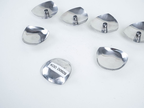 Image 1 of Set aus Stahlkerzenständern, dänisches Design, 1970er Jahre, hergestellt in Dänemark