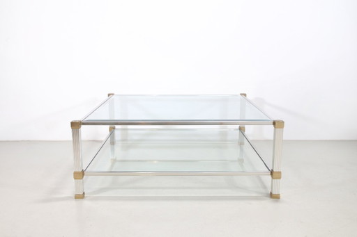 Beautiful vintage Hollywood Regency coffee table by Pierre Vandel Paris