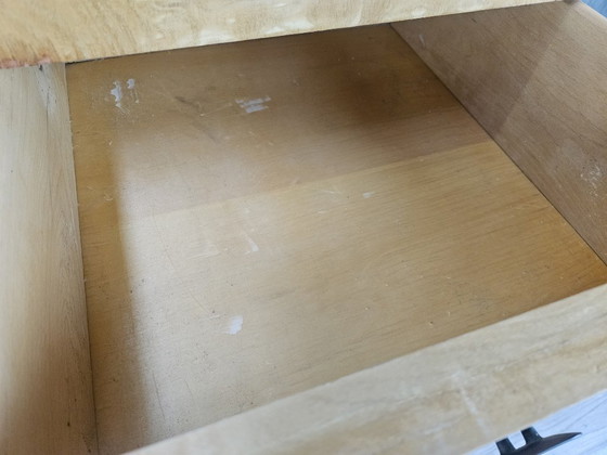1950s maple chest of drawers with a marble top – Wood (photo 16 of 23)