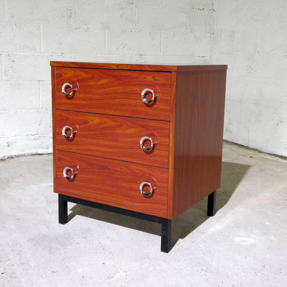 petite commode Formica, 1960 – Métal, Vintage (photo 8 of 8)
