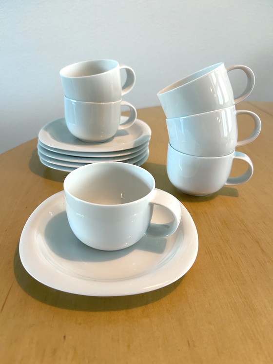 Image 1 of Tazas de café finlandesas Rosenthal con platillos