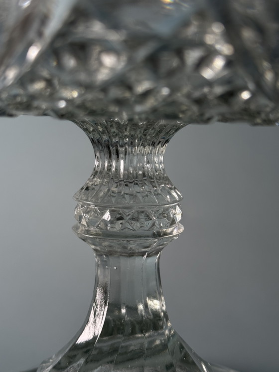 Image 1 of Verreries de Scailmont - Große Schale auf einem Fuß. Circa 1930er Jahre