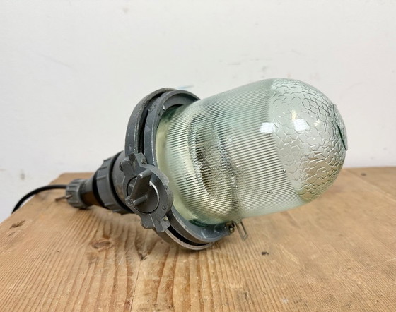 Image 1 of Lampada a sospensione sovietica industriale grigia, anni '60