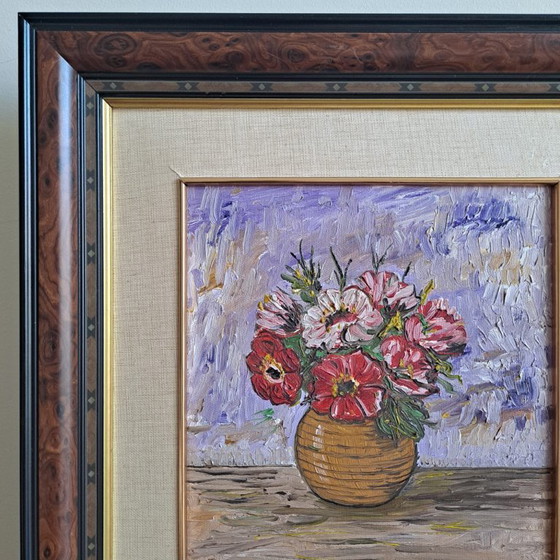 Image 1 of Vintage schilderij "Klein boeket"