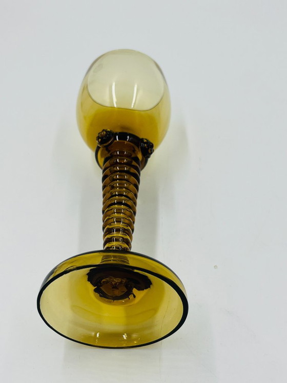 Lot de 5 Verres à Vin Roemer Ambrés – Bohémia, Verres et carafes, Glass (photo 11 of 12)