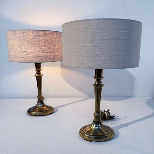 Ensemble de lampes de table de style Régence