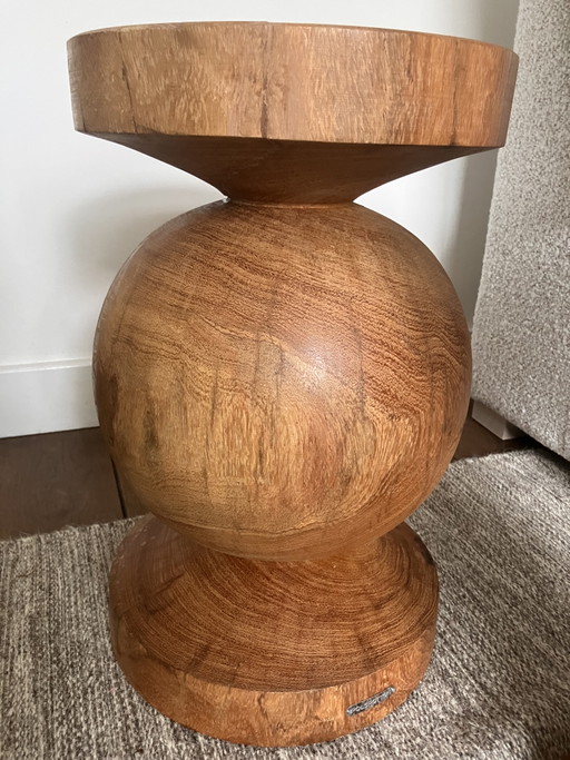 Pols Potten Ball Stool / Side Table Wood
