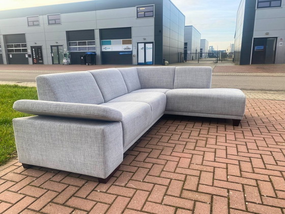 Image 1 of Beautiful Gray Fabric Corner Sofa