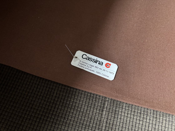 Image 1 of Iconische vintage Cassina 2-zitsbank met originele bekleding.