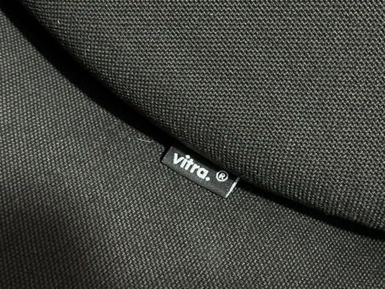 Poltrona Vitra Waver - Konstantin Grcic - nero/arancione - poltrona girevole - fuori produzione – Poltrone (photo 3 of 5)