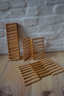 Vintage Wooden Coaster Foldable