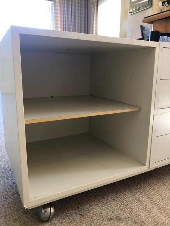 Image 1 of Switched Pastoe Cube Cabinets with Wheels