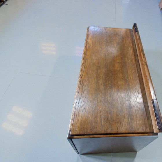 Image 1 of Antique cabinet Hague School bookcase Art Deco