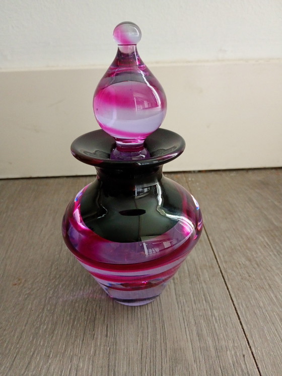 Raro! Bottiglia di profumo Caithness Glass "Samarkand" – Edizione Limitata 27/150 – Arte in vetro (photo 7 of 7)