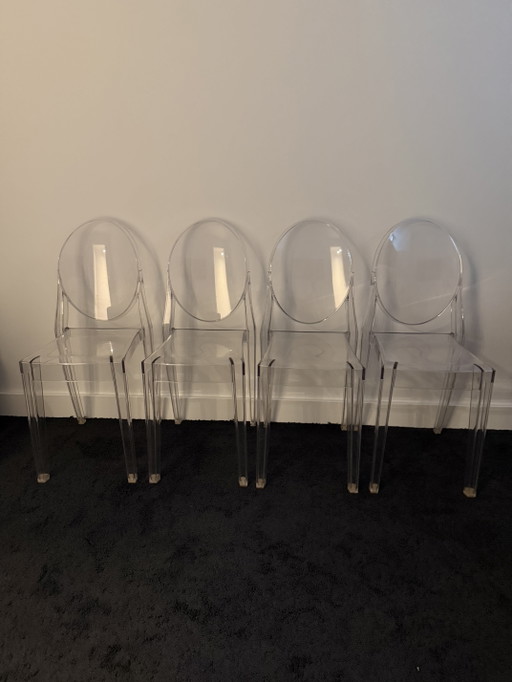 Kartell Luois Ghost chair 4x – eetkamerstoelen, Plastic (photo 2 of 5)