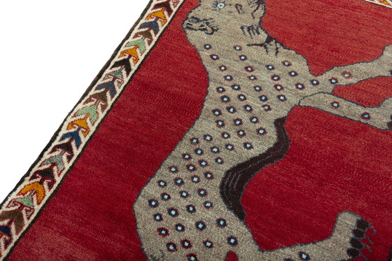 Image 1 of Hand-knotted Gabbeh nomadic rug - 125 x 86 cm - tiger motif