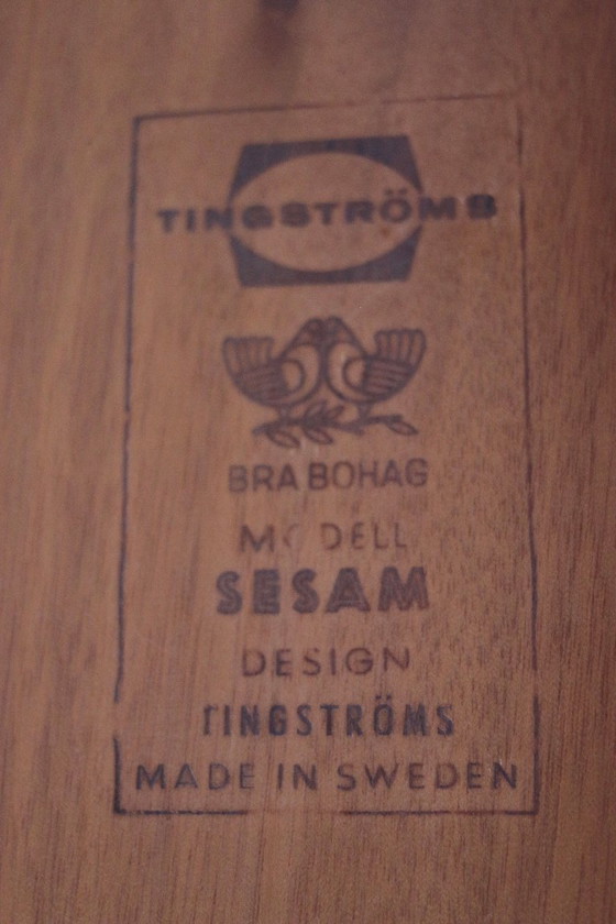 Image 1 of Scandinavian teak "elevator" lift-top coffee table, 1960s