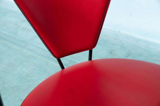 Image 1 of Ensemble de 4 chaises Linda d'Arrben, design italien des années 80