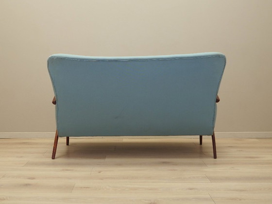 Image 1 of Mintgroene bank, Italiaans design, jaren 70, vervaardigd in Italië.