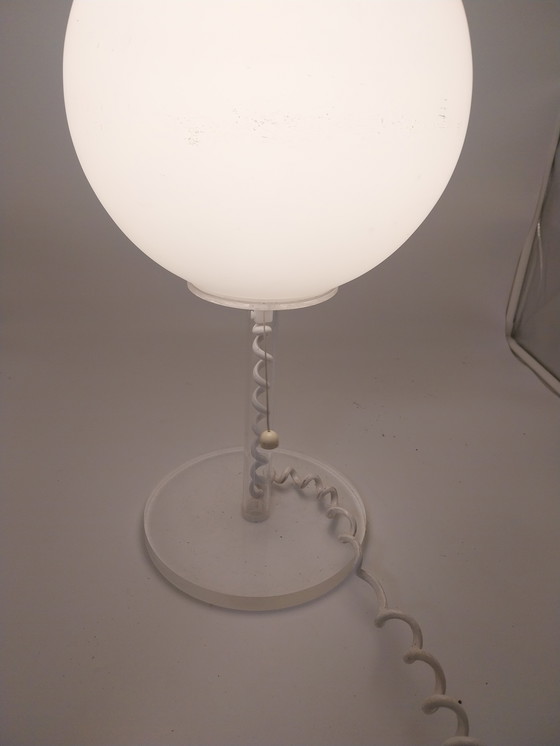 Image 1 of 1 x Harco Loor tafellamp in glas en perspex 1980's