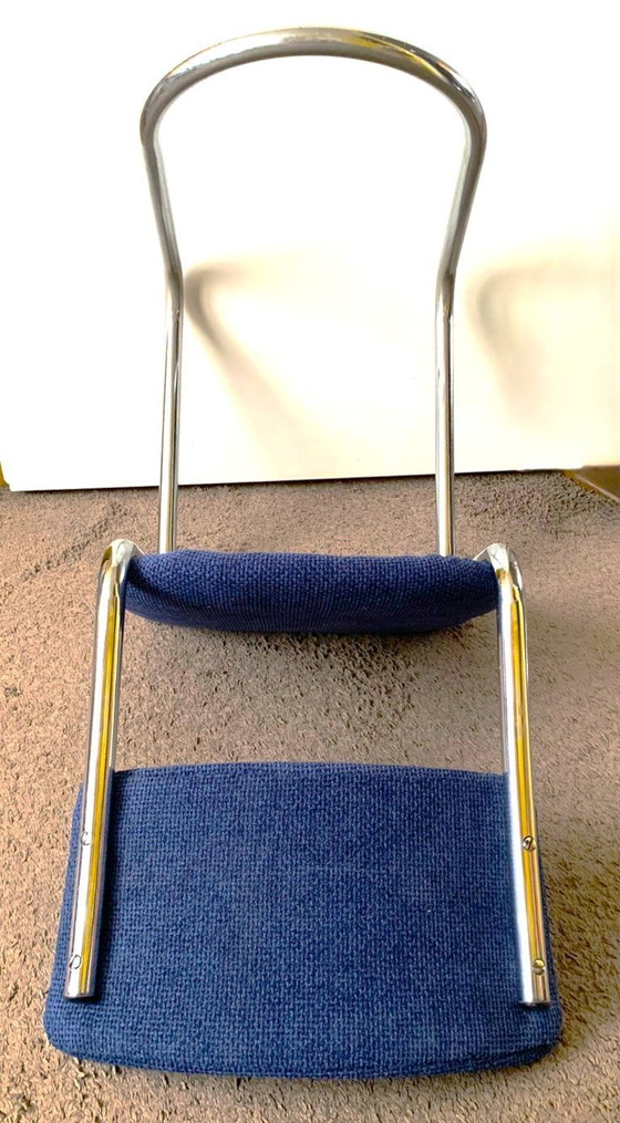 Image 1 of Sedia in tubolare d'acciaio attr. W.H.Gispen