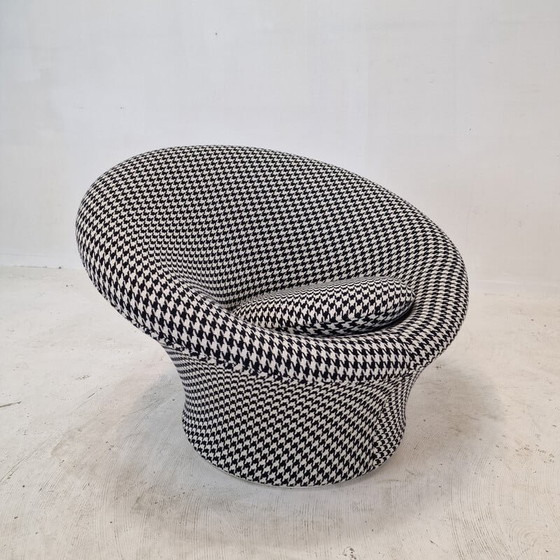 Image 1 of Vintage paddenstoel fauteuil en voetenbank van Pierre Paulin voor Artifort, jaren 1960